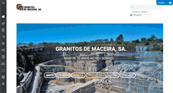 Desktop Screenshot of granitos-maceira.com